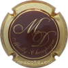 Capsule Decotte Michel Marron, contour or