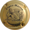 Capsule Lopez-Martin Or pâle et noir