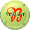 Capsule Vincent B. Vert jaune, bleu et  orange