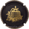 Capsule Barbier Louvet Noir mat et or