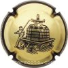 Capsule Barbier Louvet Or, contour noir 