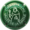 Capsule Vallée de la Marne Vert et blanc, dessin épais