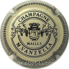 Capsule Vanzella M. Crème et noir, contour strié