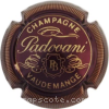 Capsule Padovani Bordeaux et or, striée