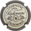 Capsule Padovani Crème et noir, striée