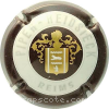 Capsule Piper-Heidsieck Contour bordeaux, écriture grise