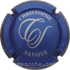 Capsule Savoye Christophe Bleu métallisé et blanc
