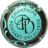 Capsule Ponsart Delagarde Bleu ciel et marron, contour marron