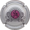 Capsule Aubry Jean Fond argent, centre fuchsia et noir