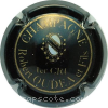 Capsule Oudea Robert Noir et or, 1er cru