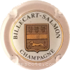 Capsule Billecart Salmon Blanc, contour rosé pâle