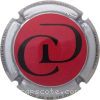 Capsule Dedet Christophe Rouge et noir, contour argent