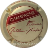 Capsule Arthur-Xavier Fabrice Or pâle et bordeaux