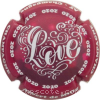 Capsule De Milly Albert  2020, Love, fond bordeaux