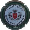 Capsule Degenne Damien Vert foncé, fond vert pastel