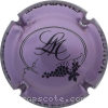 Capsule Mougin Laurent Rosé-violacé et noir