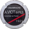 Capsule Viot A. & Fils Centre noir, contour blanc et trait rouge