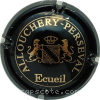 Capsule Allouchery Perseval  2 - Noir et or brillant, lettres épaisses