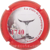 Capsule Pessenet Didier 1740, contour rouge, numérotée sur 300 exemplaires