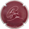 Capsule Domi Pierre  Bordeaux, contour blanc
