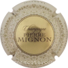 Capsule Mignon Pierre Centre or, contour crème