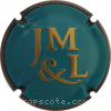 Capsule Mehlinger & Fils Turquoise et or, contour noir