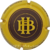 Capsule Henriet-Bazin Marron, contour jaune
