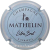 Capsule Mathelin V1- Extra Brut, fond bleu