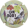Capsule GENERIQUE. 2021, 4- GN. contour vert pâle