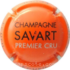Capsule Savart Daniel Fond orange, noir et argent