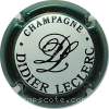 Capsule Leclerc Didier Fond pastel, contour vert foncé