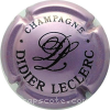 Capsule Leclerc Didier Rosé et noir