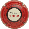 Capsule Jacquesson & Fils 2002, contour rouge, strié noir