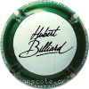 Capsule Billiard Hubert Blanc et noir, contour vert foncé