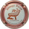 Capsule Bonningre Durand Gérard Cerf, contour cuivre-rosé