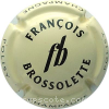 Capsule Brossolette François Crème et noir