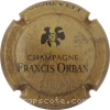 Capsule Orban Francis Caramel, noir et or