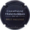 Capsule Orban Francis Brut Prestige, Noir, blanc et or