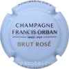 Capsule Orban Francis Brut Rosé, Blanc, noir et or