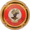 Capsule Telmont J. de Rouge, lettres fines