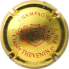 Capsule Thevenin Claude Or et bordeaux, petites stries sur ctr