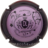 Capsule Dehu-Lechevalier Violet métallisé, contour noir