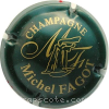 Capsule Fagot Michel Vert foncé et or, grande barre au F