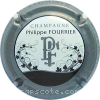 Capsule Fourrier Philippe Contour gris, lettres et dessin fin