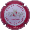 Capsule Delporte Yves Contour rouge, centre rose pâle