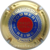 Capsule Pommery Bleu et or, centre rouge, Brut Royal