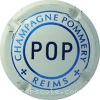 Capsule Pommery Blanc et bleu, quart