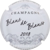 Capsule Devillers J.  Blanc de blancs, 2018, fond blanc
