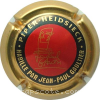 Capsule Piper-Heidsieck Rouge et noir, contour or, 32mm