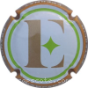 Capsule Esterlin Cercle vert, Contour or